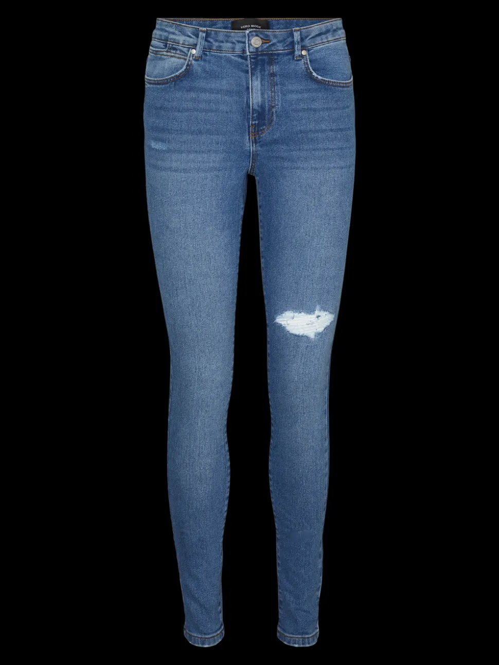 VMJUNE Medelhög Midja Skinny Fit Jeans