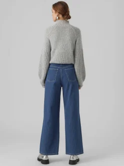 VMKATHY Hög Midja Lös Passform Jeans