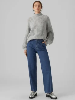 VMKATHY Hög Midja Lös Passform Jeans