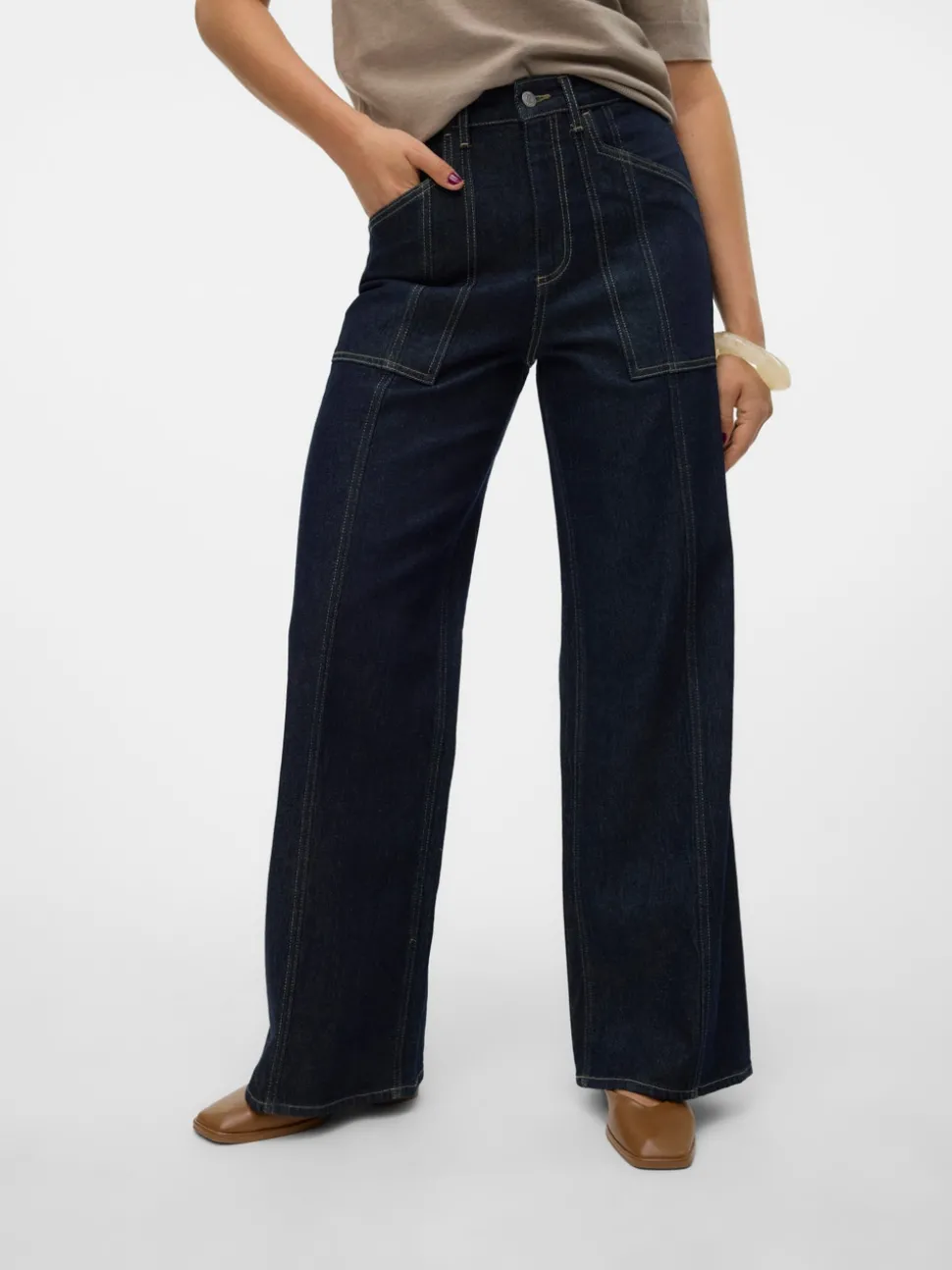 VMKATHY Superhög Midja Vida Ben Jeans