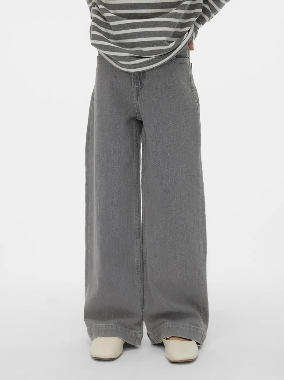 VMKENYA Hög Midja Vid Passform Jeans