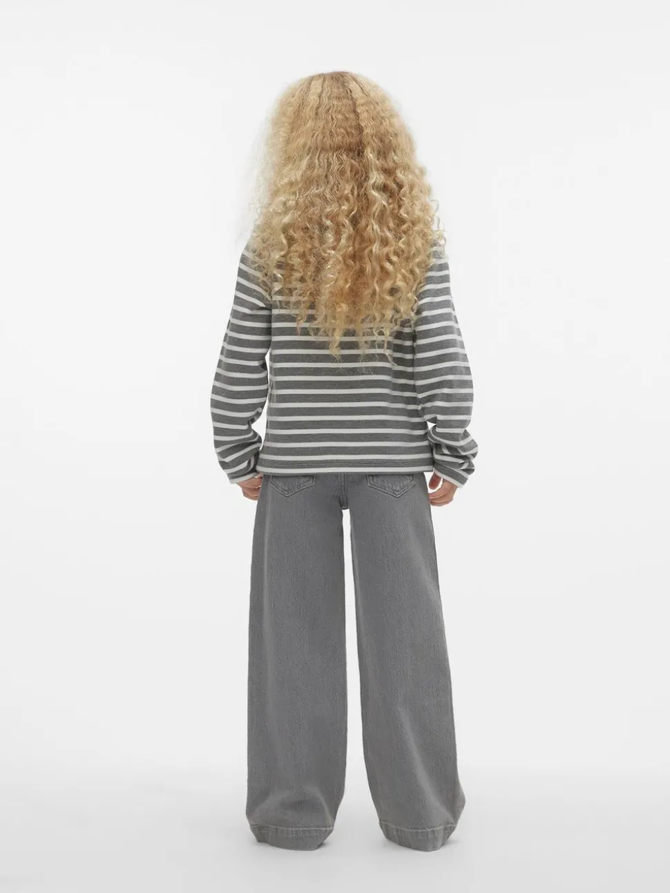 VMKENYA Hög Midja Vid Passform Jeans