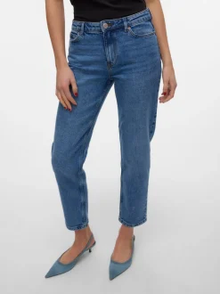VMKYLA Medelhög Midja Rak Passform Jeans