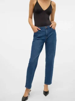 VMKYLA Medelhög Midja Rak Passform Jeans