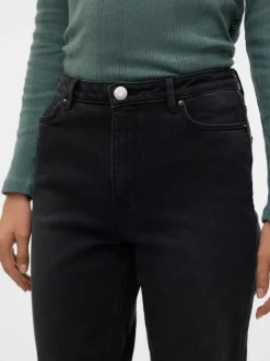 VMLINDA Hög Midja Mom Fit Jeans