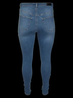 VMLORA Hög Midja Skinny Fit Jeans
