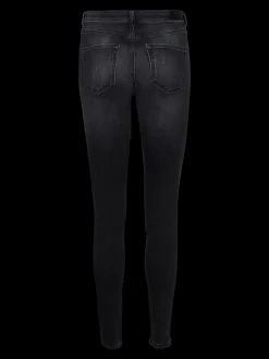 VMLUX Medelhög Midja Slim Fit Jeans