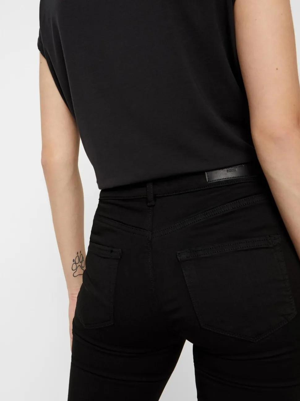 VMLUX Medelhög Midja Slim Fit Jeans