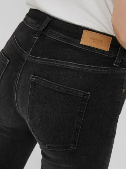 VMLUX Medelhög Midja Slim Fit Jeans
