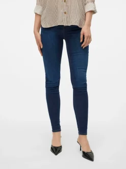 VMLUX Medelhög Midja Slim Fit Jeans