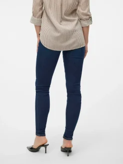 VMLUX Medelhög Midja Slim Fit Jeans