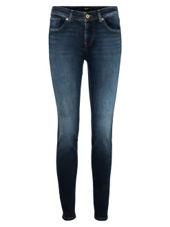 VMLUX Medelhög Midja Slim Fit Jeans