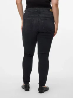 VMLUX Medelhög Midja Slim Fit Jeans