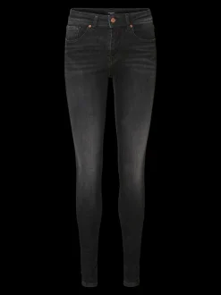VMLUX Medelhög Midja Slim Fit Jeans