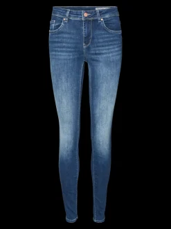 VMLUX Medelhög Midja Slim Fit Jeans