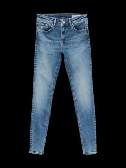 VMLUX Medelhög Midja Slim Fit Jeans