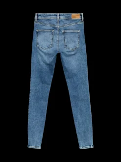 VMLUX Medelhög Midja Slim Fit Jeans