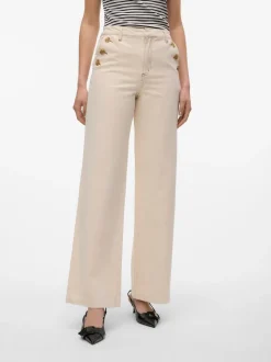 VMMARGOT Hög Midja Vid Passform Jeans