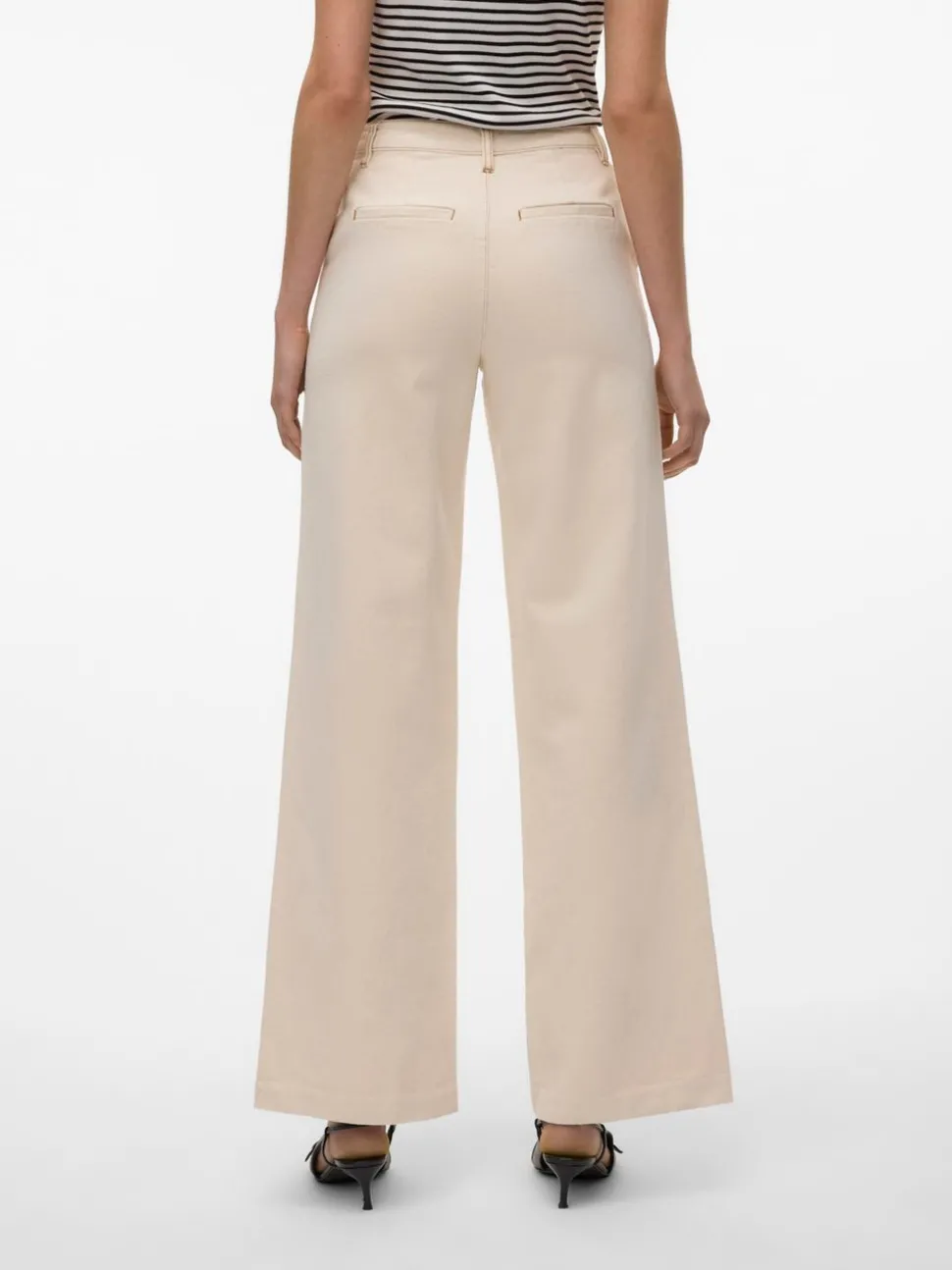 VMMARGOT Hög Midja Vid Passform Jeans