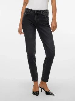 VMMARRY Låg Midja Mom Fit Jeans