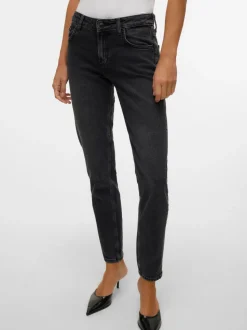 VMMARRY Låg Midja Mom Fit Jeans
