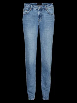 VMMARRY Låg Midja Mom Fit Jeans