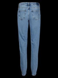 VMMARRY Låg Midja Mom Fit Jeans