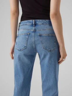 VMMARRY Låg Midja Mom Fit Jeans
