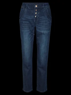 VMMINE Medelhög Midja Rak Passform Jeans