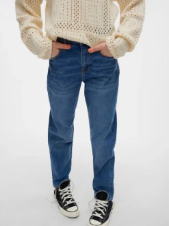 VMOLIVIA Hög Midja Mom Fit Jeans