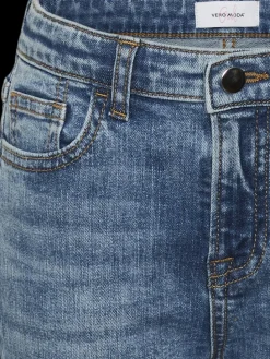 VMOLIVIA Hög Midja Mom Fit Jeans