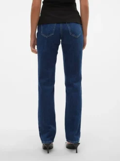 VMPAM Låg Midja Rak Passform Jeans