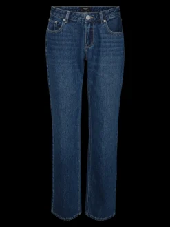 VMPAM Låg Midja Rak Passform Jeans