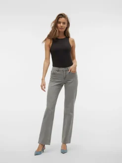 VMPAM Låg Midja Rak Passform Jeans