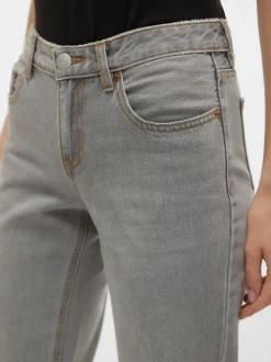 VMPAM Låg Midja Rak Passform Jeans