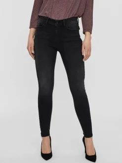 VMPEACH Medelhög Midja Skinny Fit Jeans