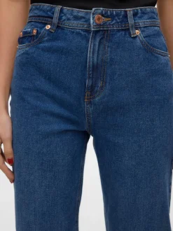 VMRACHEL Hög Midja Vid Passform Jeans