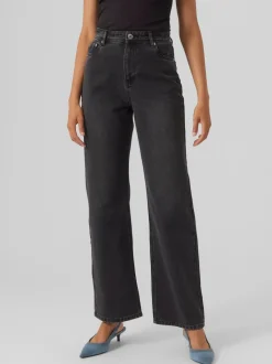 VMRACHEL Hög Midja Vid Passform Jeans