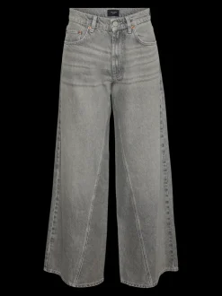 VMRAIL Medelhög Midja Vid Passform Jeans