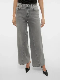 VMRAIL Medelhög Midja Vid Passform Jeans