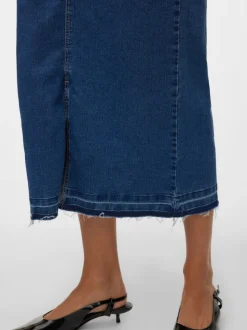 VMREAL Hög Midja Lång Kjol