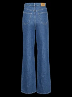 VMREBECCA Superhög Midja Normal Passform Jeans