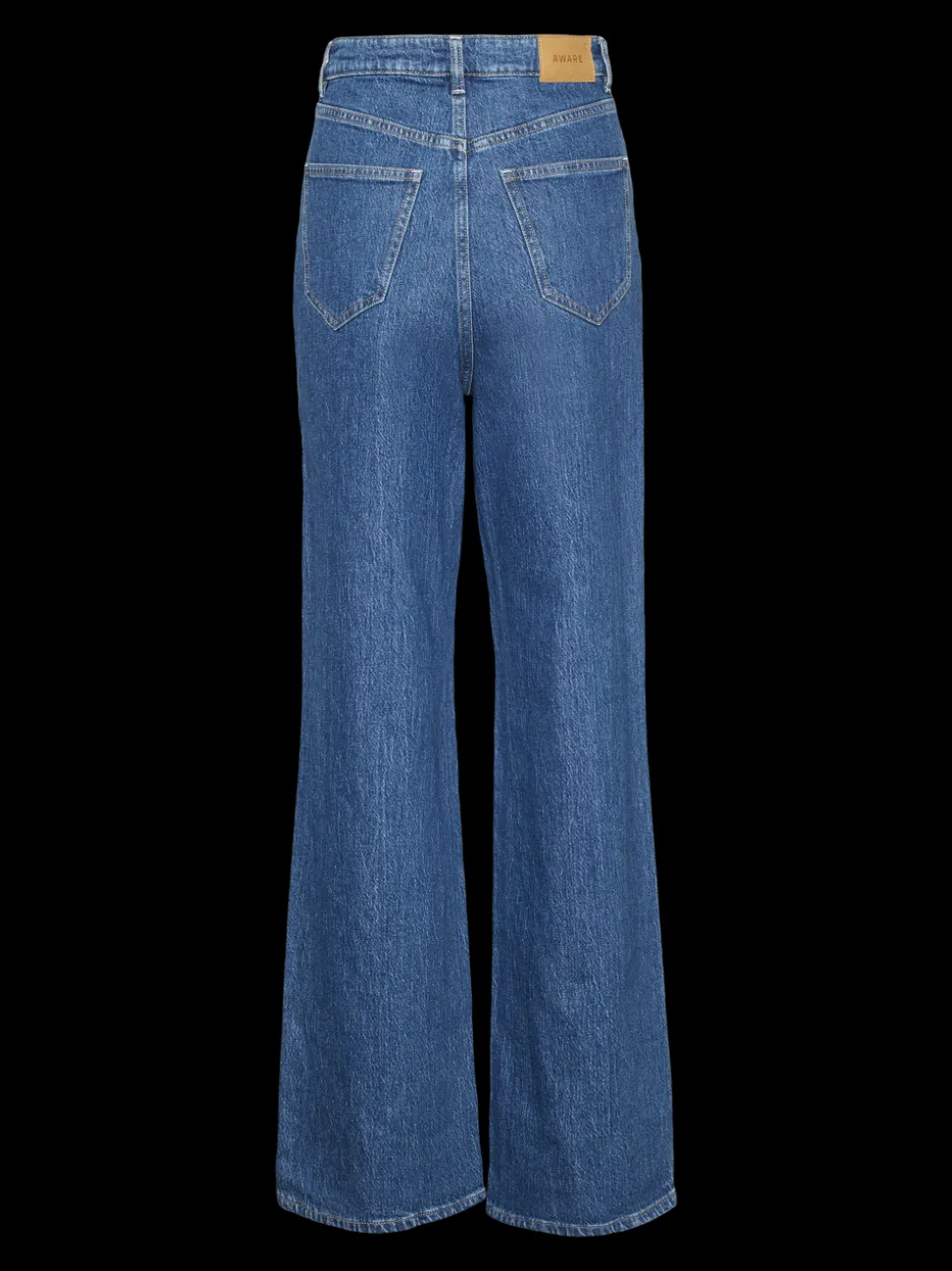 VMREBECCA Superhög Midja Normal Passform Jeans
