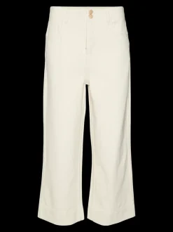 VMREBECCA Superhög Midja Vid Passform Culotte Jeans
