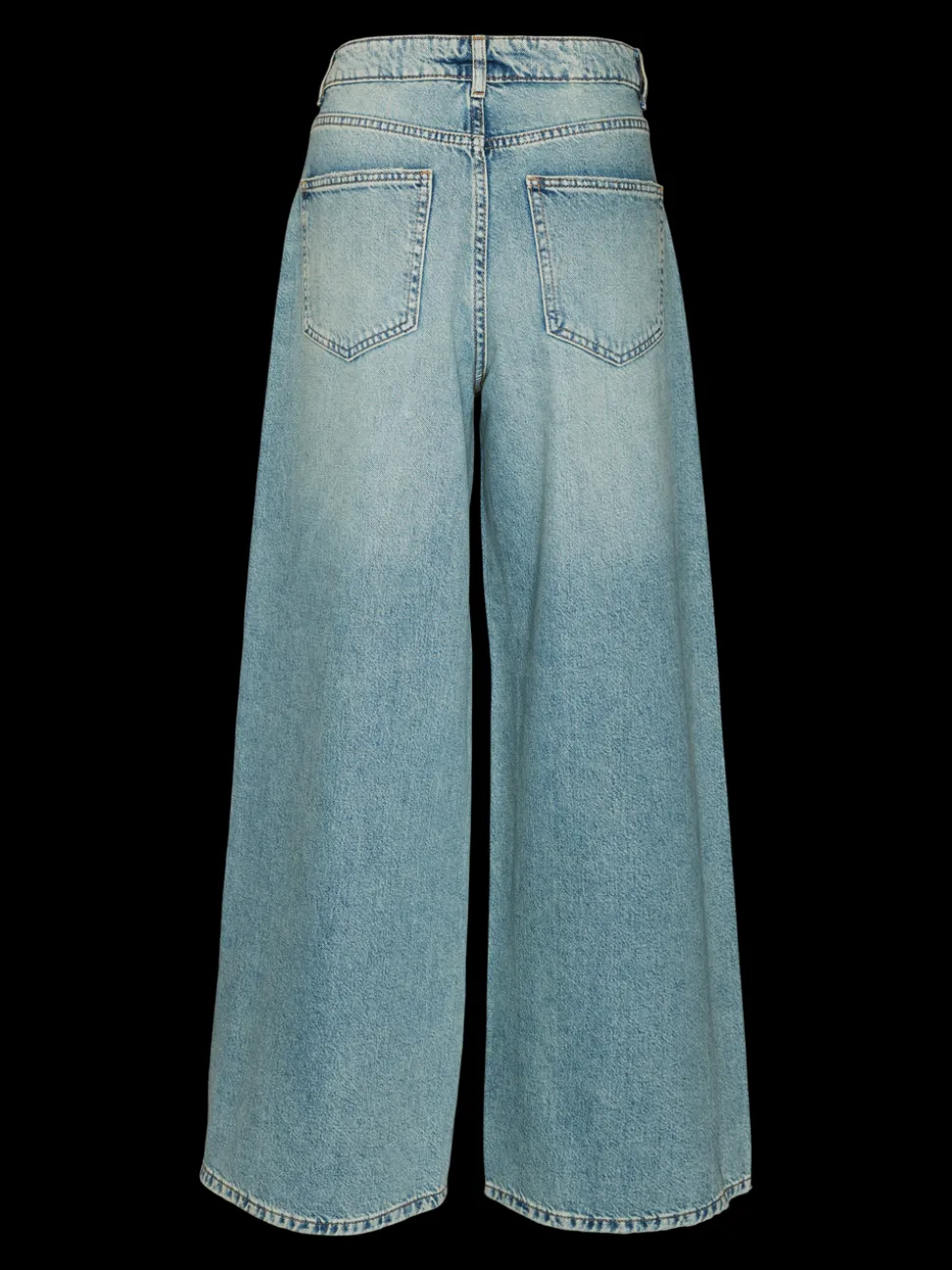 VMROWAN Hög Midja Vid Passform Jeans
