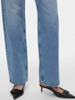 VMRYLEE Hög Midja Rak Passform Jeans