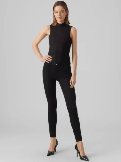 VMSELA Medelhög Midja Slim Fit Jeans