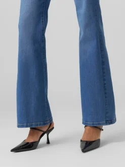 VMSELINA Hög Midja Utsvängd Passform Jeans