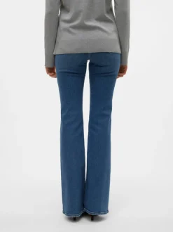 VMSELINA Hög Midja Utsvängd Passform Jeans