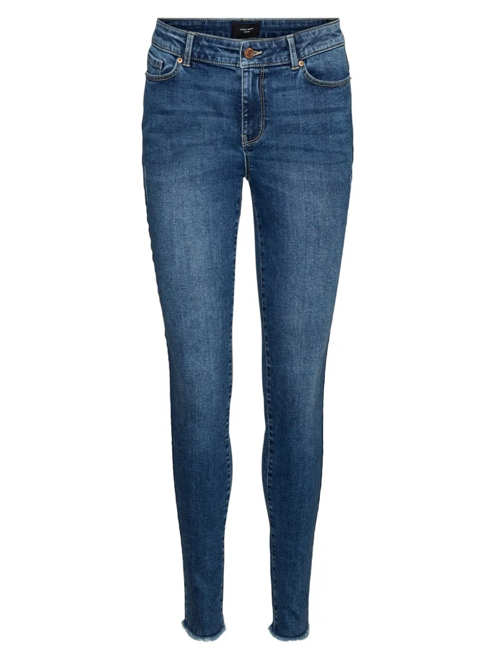 VMSEVEN Medelhög Midja Skinny Fit Jeans
